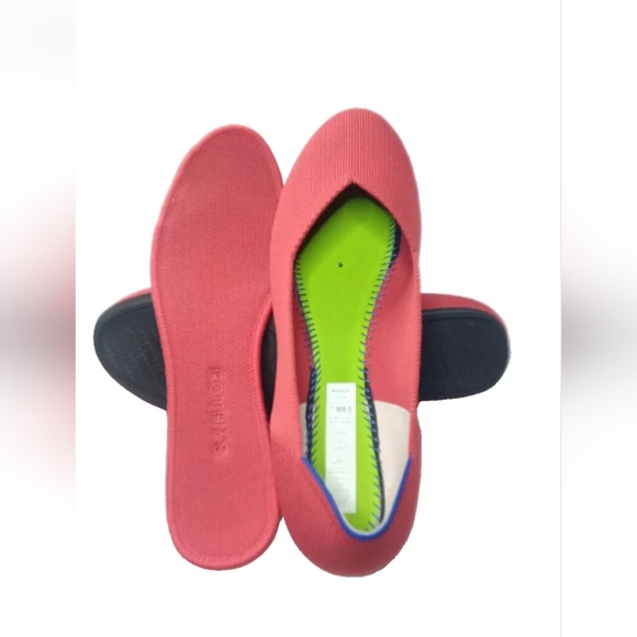 Rothy's The Flat Women's Size 8.5 Shoes Bright Red - Picture 5 of 8
